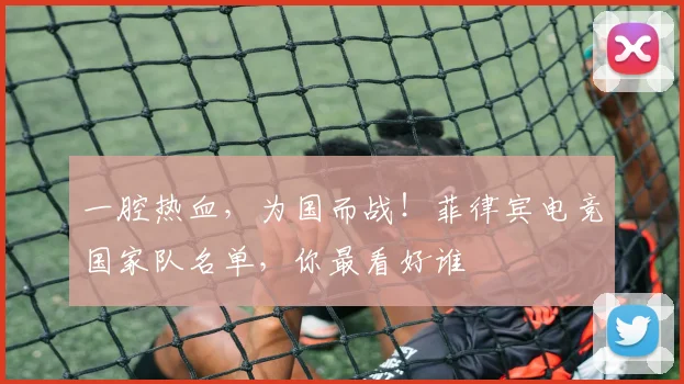 一腔热血,为国而战!菲律宾电竞国家队名单,你最看好谁