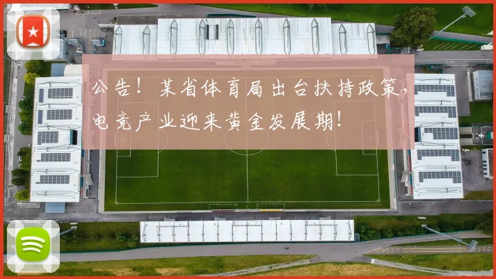 公告!某省体育局出台扶持政策,电竞产业迎来黄金发展期!